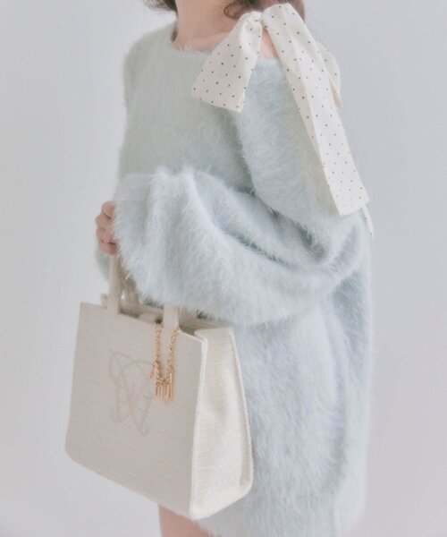 タブレット対応/推し活】Aimerianejoie刺繍入りミニトート（トート