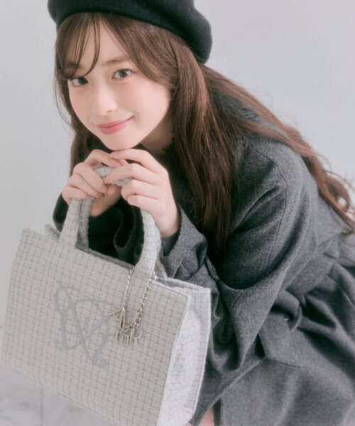 タブレット対応/推し活】Aimerianejoie刺繍入りミニトート（トート