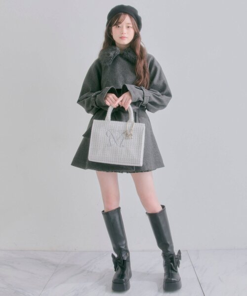 タブレット対応/推し活】Aimerianejoie刺繍入りミニトート（トート