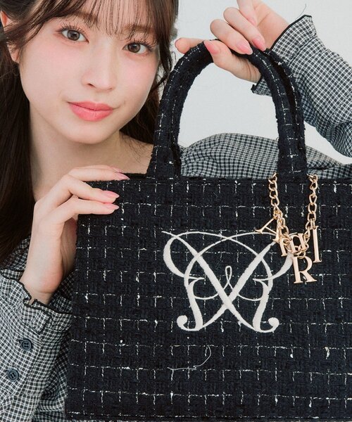 タブレット対応/推し活】Aimerianejoie刺繍入りミニトート（トート
