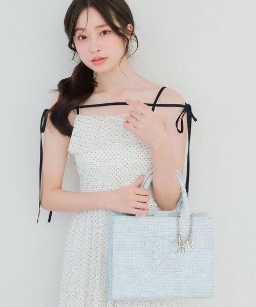 タブレット対応/推し活】Aimerianejoie刺繍入りミニトート（トート