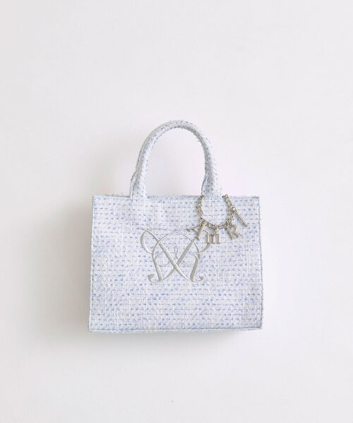 Aimerianejoie（エメリアーヌジョワ）の「【タブレット対応/推し活】Aimerianejoie刺繍入りミニトート（トートバッグ・レディース・ライトグレー/アイボリー/ブラック/サックスブルー/イエロー/ピンク/ラベンダー・FREE）」の9枚目の写真