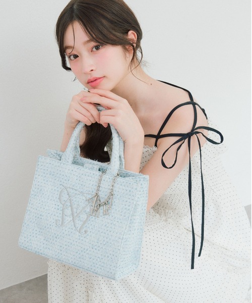 タブレット対応/推し活】Aimerianejoie刺繍入りミニトート（トート