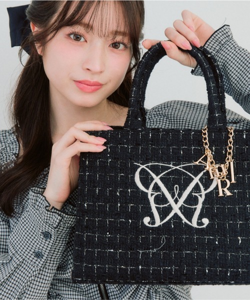 タブレット対応/推し活】Aimerianejoie刺繍入りミニトート（トート