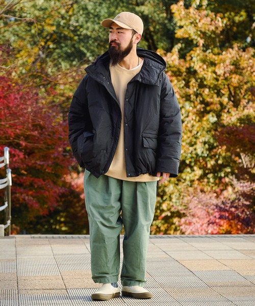 REMI RELIEF 超軽量ナイロンアウトドアダウンJKTフーディー RN27353002