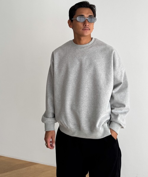 CANAL JEAN（キャナルジーン）の「choice_cnl　ベーシックオーバースウェット（スウェット・レディース・グレー/杢グレー/ブラック・ONE SIZE）」の6枚目の写真
