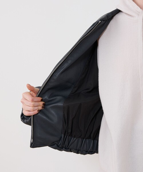 GALERIE VIE シープダウン オーバルブルゾン ダウンジャケット シープダウン オーバルブルゾン（ダウンジャケット/コート）｜GALERIE