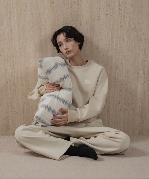lawgy(ラウジー)の「lawgy original logo embroidery sweat pants / ラウジーオリジナルロゴエンブロイダリースウェットパンツ(スウェットパンツ・レディース・ヘザーグレー/アイボリー/ブラウン・FREE)」の18枚目の写真