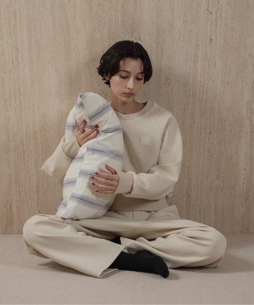 lawgy(ラウジー)の「lawgy original logo embroidery sweat pants / ラウジーオリジナルロゴエンブロイダリースウェットパンツ(スウェットパンツ・レディース・ヘザーグレー/アイボリー/ブラウン・FREE)」の21枚目の写真