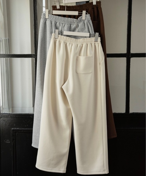 lawgy(ラウジー)の「lawgy original logo embroidery sweat pants / ラウジーオリジナルロゴエンブロイダリースウェットパンツ(スウェットパンツ・レディース・ヘザーグレー/アイボリー/ブラウン・FREE)」の10枚目の写真