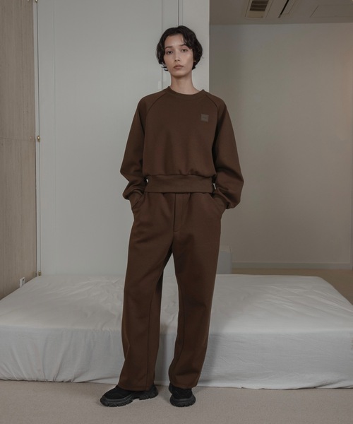 lawgy(ラウジー)の「lawgy original logo embroidery sweat pants / ラウジーオリジナルロゴエンブロイダリースウェットパンツ(スウェットパンツ・レディース・ヘザーグレー/アイボリー/ブラウン・FREE)」の17枚目の写真