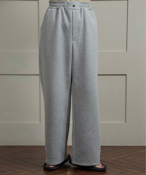 lawgy(ラウジー)の「lawgy original logo embroidery sweat pants / ラウジーオリジナルロゴエンブロイダリースウェットパンツ(スウェットパンツ・レディース・ヘザーグレー/アイボリー/ブラウン・FREE)」の8枚目の写真
