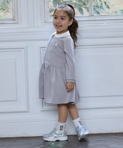 セール】【バレエ】前あき衿ワンピース（ワンピース）｜petit main