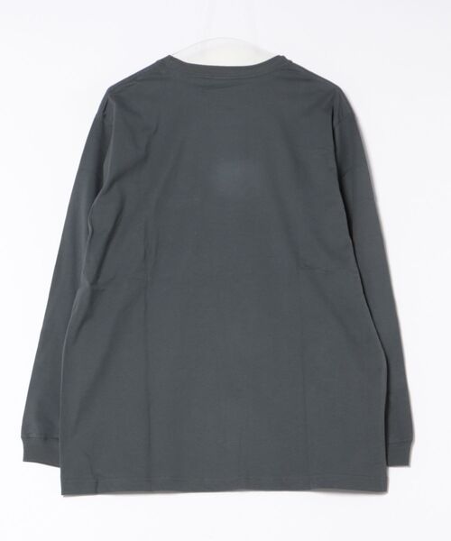 NUMBER (N)INE(ナンバーナイン)の「【NUMBER(N)INE】LONGSLEEVE POCKET Tee / ナンバーナイン 裾ロゴ 長袖 ポケット Tシャツ(Tシャツ/カットソー・メンズ・ホワイト/チャコールグレー/ブラック・M/L/XL)」の9枚目の写真