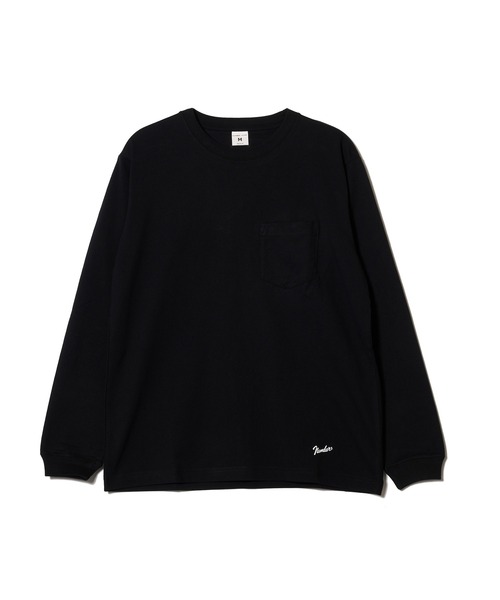 NUMBER (N)INE(ナンバーナイン)の「【NUMBER(N)INE】LONGSLEEVE POCKET Tee / ナンバーナイン 裾ロゴ 長袖 ポケット Tシャツ(Tシャツ/カットソー・メンズ・ホワイト/チャコールグレー/ブラック・M/L/XL)」の2枚目の写真