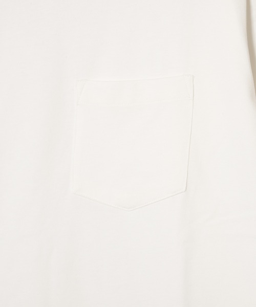 NUMBER (N)INE(ナンバーナイン)の「【NUMBER(N)INE】LONGSLEEVE POCKET Tee / ナンバーナイン 裾ロゴ 長袖 ポケット Tシャツ(Tシャツ/カットソー・メンズ・ホワイト/チャコールグレー/ブラック・M/L/XL)」の5枚目の写真