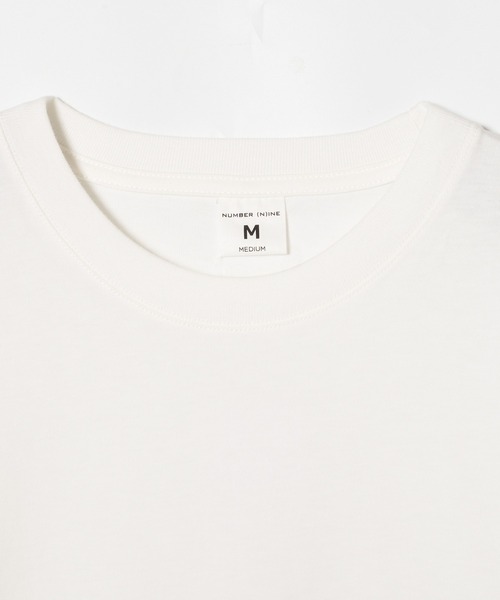 NUMBER (N)INE(ナンバーナイン)の「【NUMBER(N)INE】LONGSLEEVE POCKET Tee / ナンバーナイン 裾ロゴ 長袖 ポケット Tシャツ(Tシャツ/カットソー・メンズ・ホワイト/チャコールグレー/ブラック・M/L/XL)」の6枚目の写真