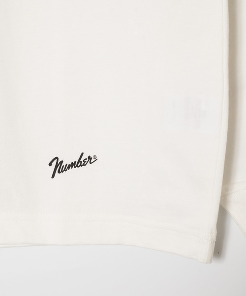 NUMBER (N)INE(ナンバーナイン)の「【NUMBER(N)INE】LONGSLEEVE POCKET Tee / ナンバーナイン 裾ロゴ 長袖 ポケット Tシャツ(Tシャツ/カットソー・メンズ・ホワイト/チャコールグレー/ブラック・M/L/XL)」の7枚目の写真