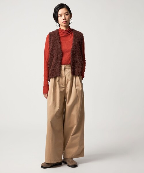 CITEN＞チノ3タックワイドパンツ（チノパンツ）｜CITEN（シテン