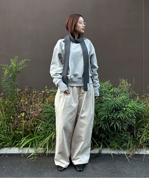 CITEN ワイド チノパンツ セール】＜CITEN＞チノ3タックワイドパンツ（チノパンツ）｜CITEN