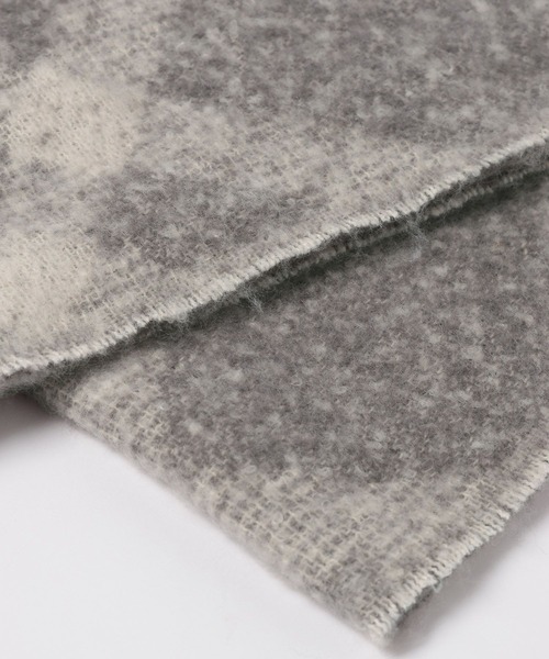 Andemiu（アンデミュウ）の「ブランケットマフラー571428（ストール/ショール・レディース・スミクロ/チェック/アイボリー・FREE）」の19枚目の写真