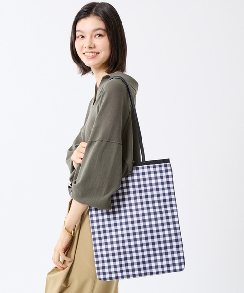 VERTICAL CITY TOTE アップタウンギンガム/ブラック（トートバッグ 