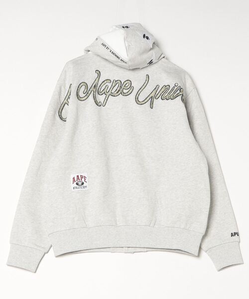 AAPE BY A BATHING APE（エーエイプバイアベイシングエイプ）の「AAPE BUTTON SWEAT HOODIE（パーカー・メンズ・オフホワイト・LARGE/MEDIUM/X-LARGE/SMALL/X-SMALL）」の5枚目の写真