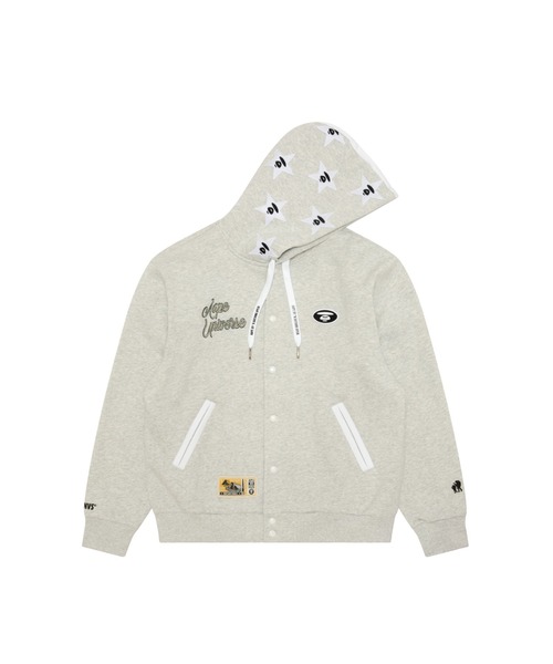 AAPE Button Sweat Hoodie — худи‑свитшот с кнопками AAPE