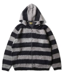 Beautiful Harmony（ビューティフルハーモニー）の「UNIVERD72 モヘアタッチZIPパーカー(BORDER)（パーカー）」