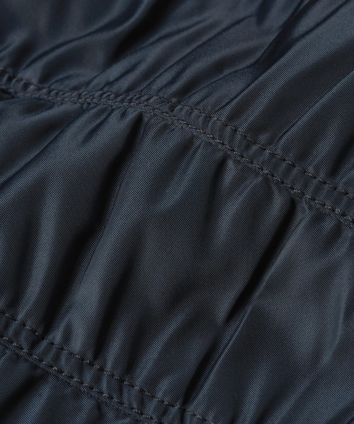 G-STAR(ジースター)の「MA-1 OVERSHIRT/ミリタリーディテール異素材ミックスクロップドジップアップブルゾン(ミリタリージャケット・レディース・ダークブルー・MEDIUM/SMALL/X-SMALL)」の3枚目の写真