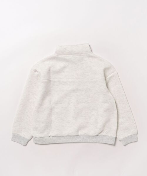 coca（coca）（コカ）の「【WEB限定セール】キッズ　ソフトスウェットハーフジップトップス（スウェット・キッズ・ブラック/ライトグレー・120/130/140/150）」の22枚目の写真