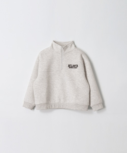 coca（coca）（コカ）の「【WEB限定セール】キッズ　ソフトスウェットハーフジップトップス（スウェット・キッズ・ブラック/ライトグレー・120/130/140/150）」の19枚目の写真