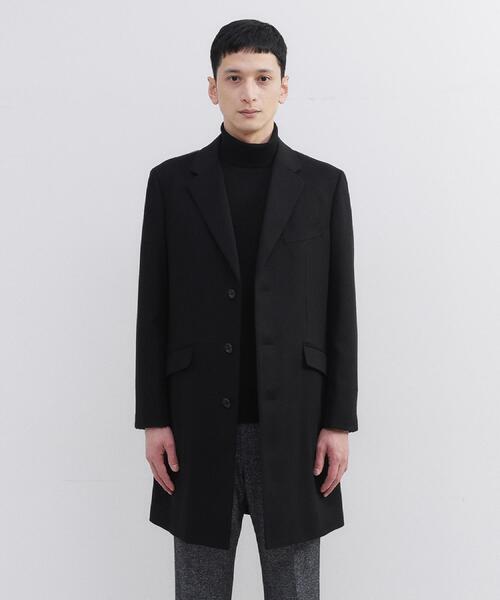 セール】カシミヤブレンド ビーバー調チェスターコート（チェスター