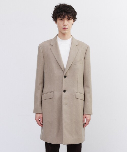 セール】カシミヤブレンド ビーバー調チェスターコート（チェスター