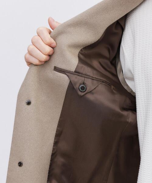 TAKEO KIKUCHI（タケオキクチ）の「カシミヤブレンド ビーバー調チェスターコート（チェスターコート・メンズ・ベージュ系その他/ブラック系・04/03/02/01）」の22枚目の写真