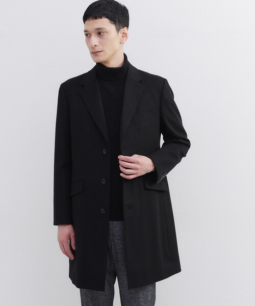 セール】カシミヤブレンド ビーバー調チェスターコート（チェスター