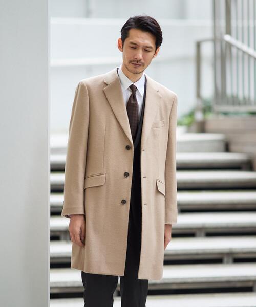 セール】カシミヤブレンド ビーバー調チェスターコート（チェスター