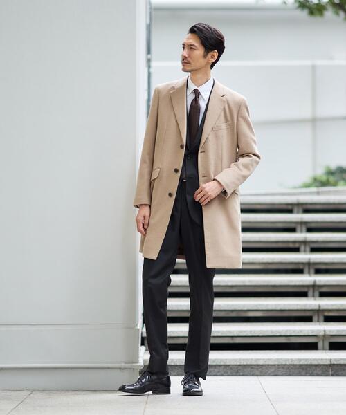 セール】カシミヤブレンド ビーバー調チェスターコート（チェスター