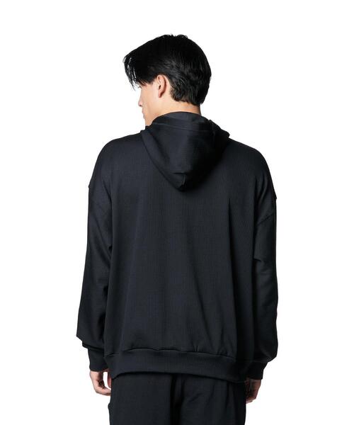 UNDER ARMOUR（アンダーアーマー）の「UAジャーニーリブ フーディー（トレーニング/メンズ）（スウェット・メンズ・ブラック・S/2XL/L/3XL/XL/M）」の2枚目の写真