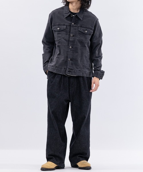 HANES（ヘインズ）の「【3】〔Hanes/ヘインズ〕3rdタイプ ストレッチ デニムジャケット（デニムジャケット・メンズ・ブルー/サックスブルー/スミクロ/ネイビー・MEDIUM/LARGE/X-LARGE）」の12枚目の写真