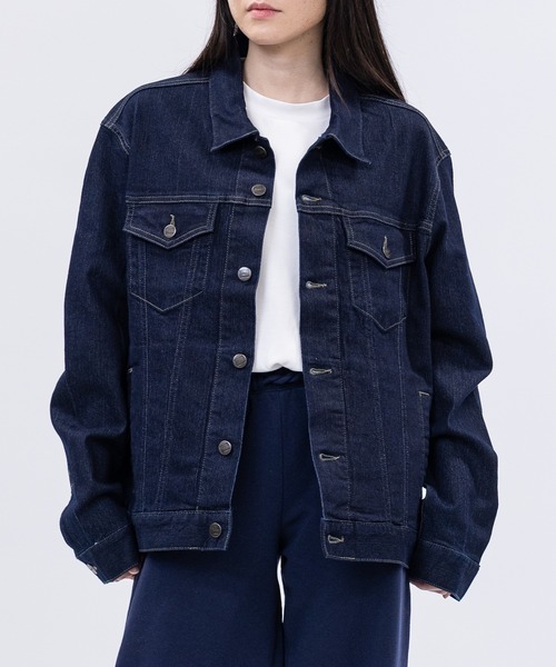 HANES（ヘインズ）の「【3】〔Hanes/ヘインズ〕3rdタイプ ストレッチ デニムジャケット（デニムジャケット・メンズ・ブルー/サックスブルー/スミクロ/ネイビー・MEDIUM/LARGE/X-LARGE）」の15枚目の写真