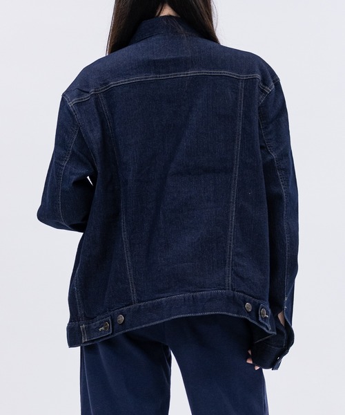 HANES（ヘインズ）の「【3】〔Hanes/ヘインズ〕3rdタイプ ストレッチ デニムジャケット（デニムジャケット・メンズ・ブルー/サックスブルー/スミクロ/ネイビー・MEDIUM/LARGE/X-LARGE）」の17枚目の写真