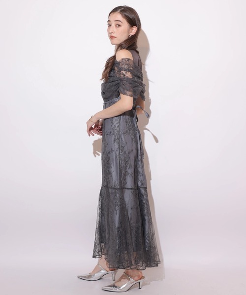 Rirandture オフショルレースマーメイドワンピース オフショルレースマーメイドワンピース | ドレス | Rirandture（リ