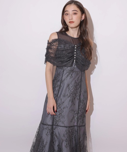 Rirandture オフショルレースマーメイドワンピース Rirandture（リランドチュール）の「オフショルレースマーメイド