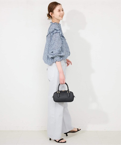 WEB限定/追加3》フリルピンタックブラウス（シャツ/ブラウス）｜SLOBE