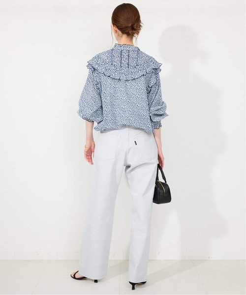 WEB限定/追加3》フリルピンタックブラウス（シャツ/ブラウス）｜SLOBE