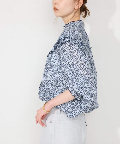 WEB限定/追加3》フリルピンタックブラウス（シャツ/ブラウス）｜SLOBE