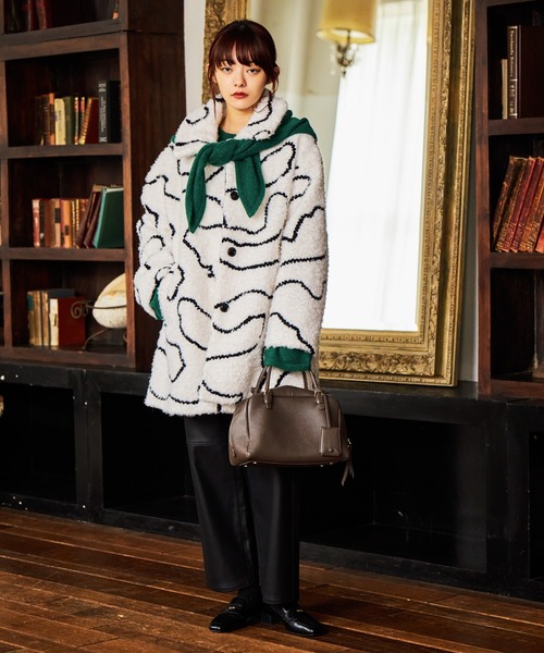 mysty woman(ミスティウーマン)の「フェイクレザーニーキリカエパンツ 600491(スラックス・レディース・ブラック系その他/ブラウン系その他・MEDIUM/SMALL)」の20枚目の写真