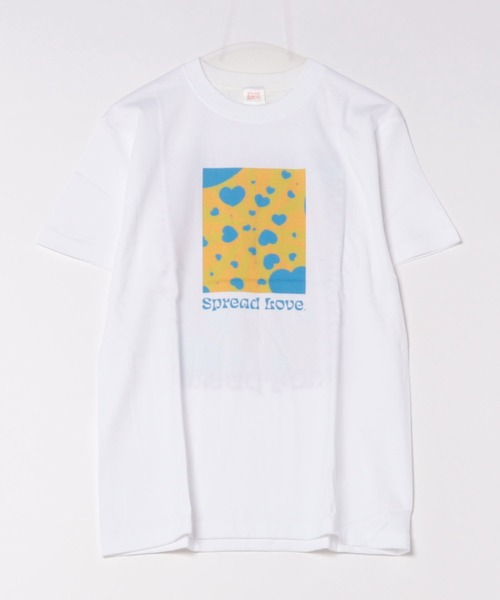 ARCHIVER(アーカイバ)の「【RES】【Spread Love】オリジナルプリント S/S T(Tシャツ/カットソー・レディース・ホワイト/ブラック・MEDIUM)」の1枚目の写真