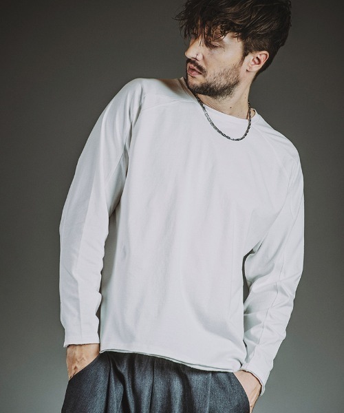 NO ID.(ノーアイディ)の「mlt5480-チェンジングC-N-PO ロングスリーブカットソー(857006-352T)(Tシャツ/カットソー・メンズ・ホワイト/グレー/ブラック・ONE SIZE)」の22枚目の写真